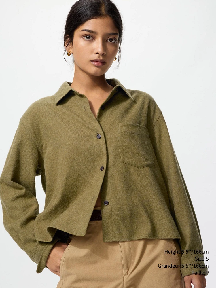 FLANNEL BOXY SHIRT