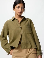 FLANNEL BOXY SHIRT