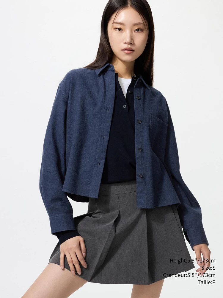 FLANNEL BOXY SHIRT