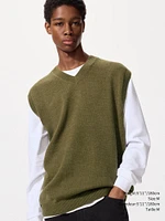 KNITTED V-NECK VEST