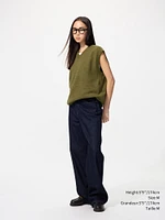 KNITTED V-NECK VEST