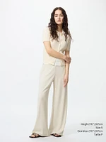 CREPE JERSEY STRAIGHT PANTS