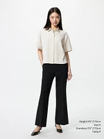 DRAPE BLOUSE SHORT SLEEVE