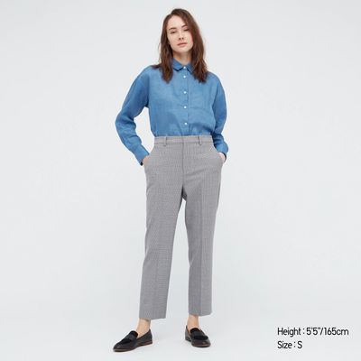 Pantalon Smart Confort 7/8Ã¨me Stretch Femme
