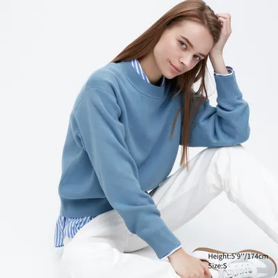 Pull En Coton Doux Col Rond