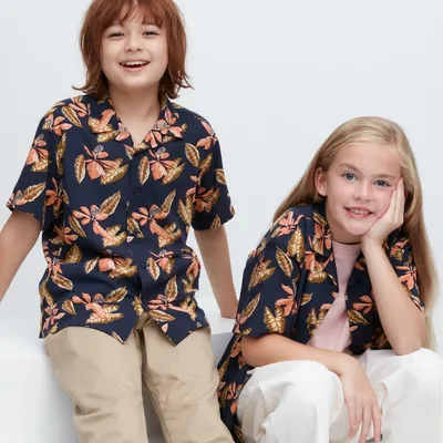 Chemise En Viscose Imprimé Col Ouvert ENFANT