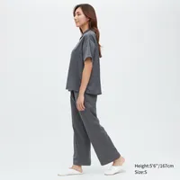 Pyjama En Satin Manches Courtes