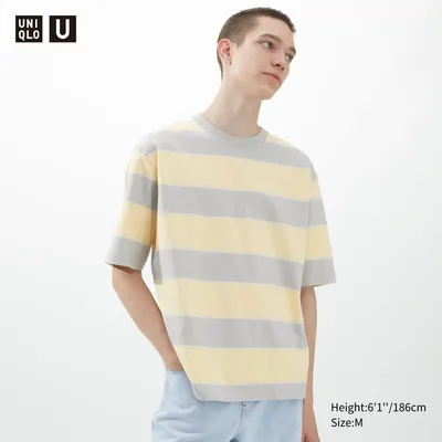 T-shirt ample à rayures Uniqlo U