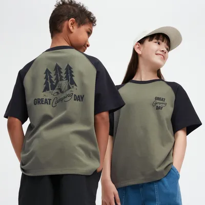 T-Shirt AIRism Coton À Imprimé ENFANT