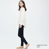 Blouse en satin manches longues