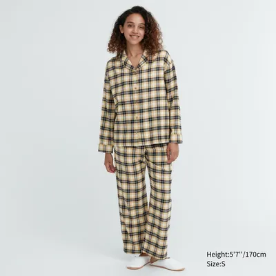 Pyjama en Flanelle à Manches Longues