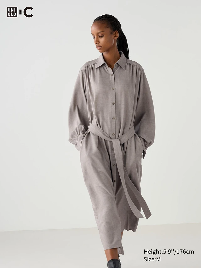 UNIQLO Belted Shirt Dress | King's Cross