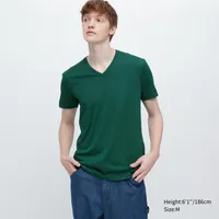 UNIQLO Dry Color V-Neck Short-Sleeve T-Shirt