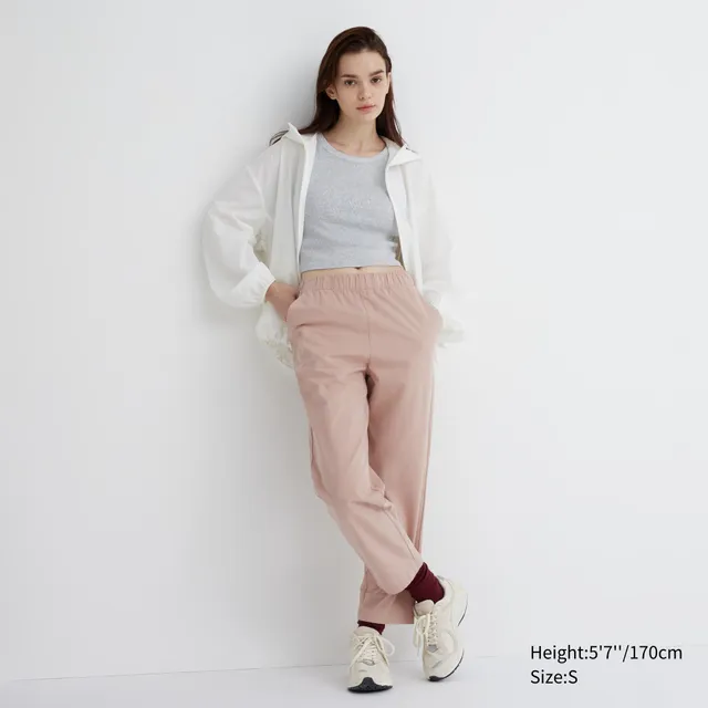 Cotton Relax Ankle Pants (Stripe)