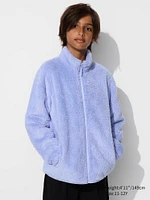 Fluffy Yarn Fleece Full-Zip Jacket