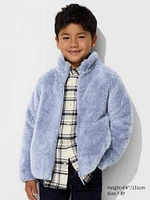 Fluffy Yarn Fleece Full-Zip Jacket