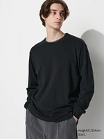 Brushed Cotton T-Shirt | Long Sleeve