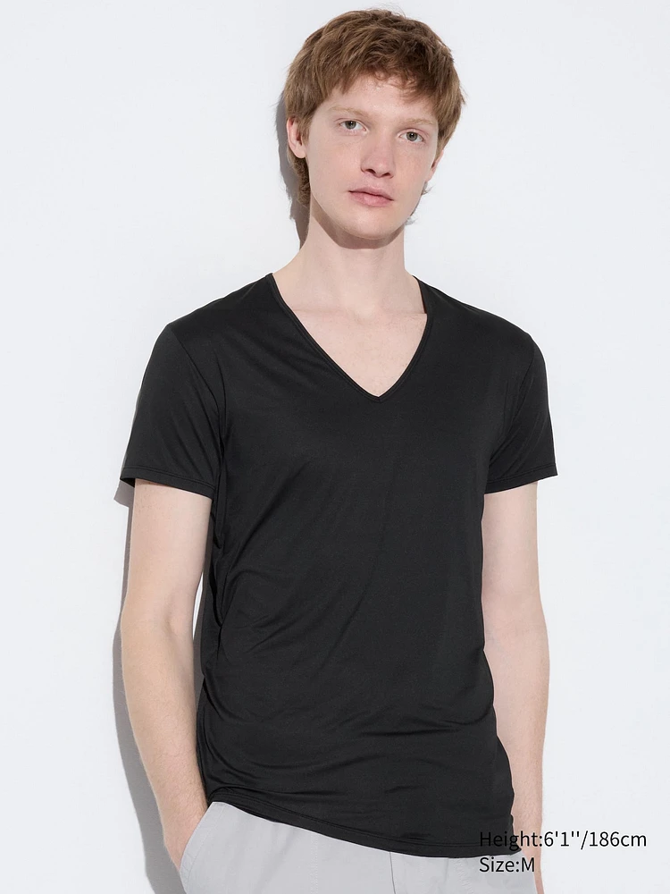 AIRism T-Shirt | V-Neck