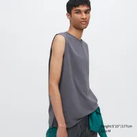 AIRism Cotton Sleeveless T-Shirt