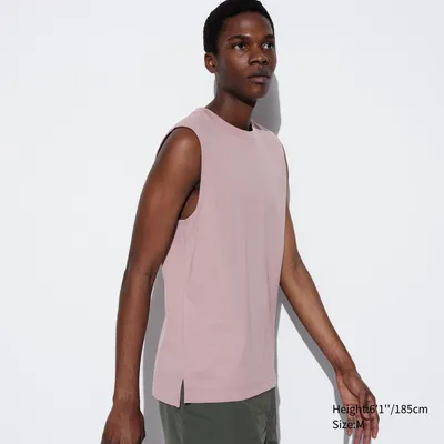 AIRism Cotton Sleeveless T-Shirt