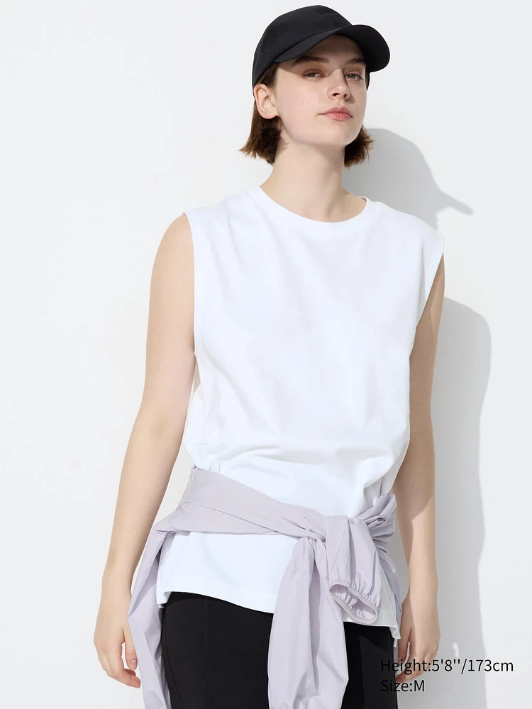 AIRism Cotton T-Shirt | Sleeveless