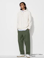 Cotton Relaxed Ankle Pants