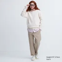 Cotton Relaxed Ankle Pants