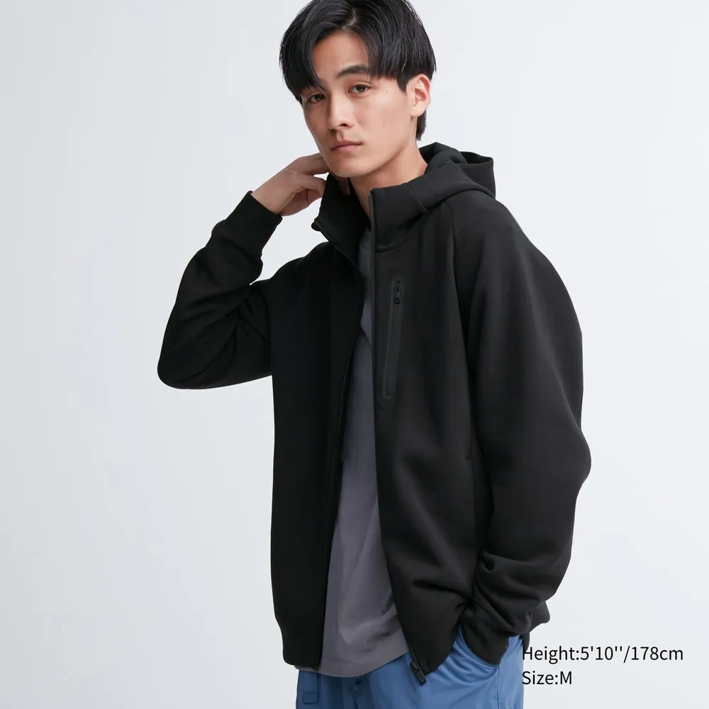 UNIQLO Ultra Stretch Dry Sweat Pullover Hoodie + Sweat Pants