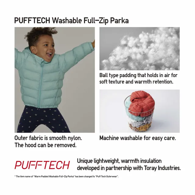 UNIQLO PUFFTECH Washable Parka (Color Block) (Warm Padded)