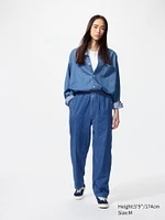 Stretch Easy Ankle Pants | Denim
