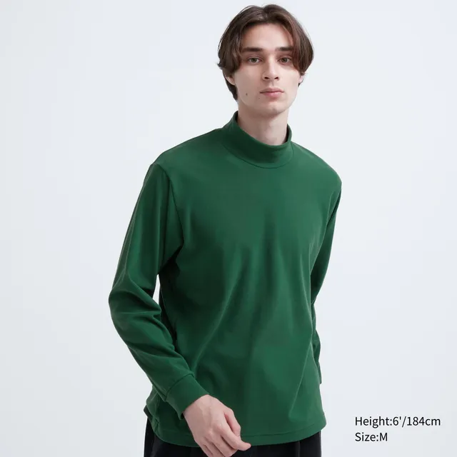 SOFT KNITTED FLEECE CREW NECK LONG SLEEVE T-SHIRT