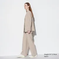 Wide-Fit Pleated Pants (Tall)