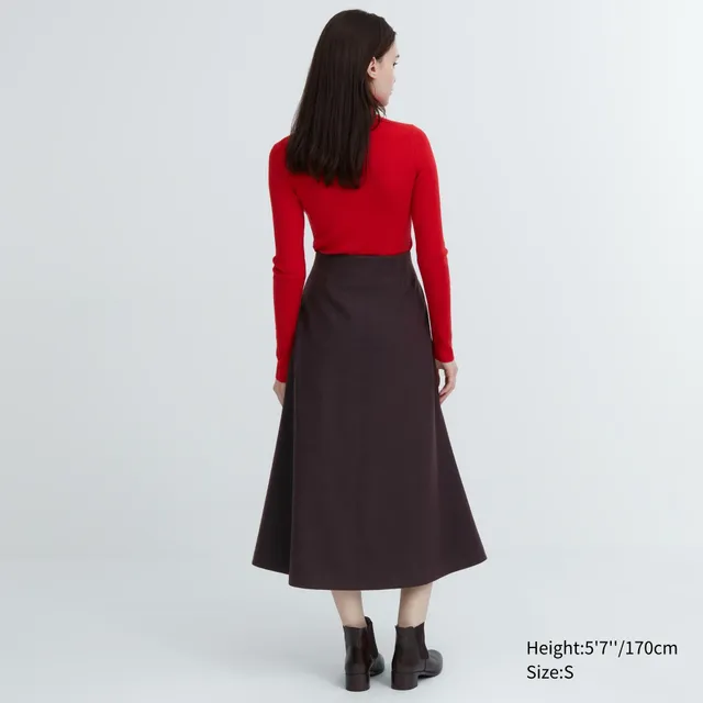 Uniqlo | Skirts | Uniqlo Wool Blended Wrap Mini Skirt Nwt | Poshmark