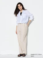 Linen Blend Relaxed Pants