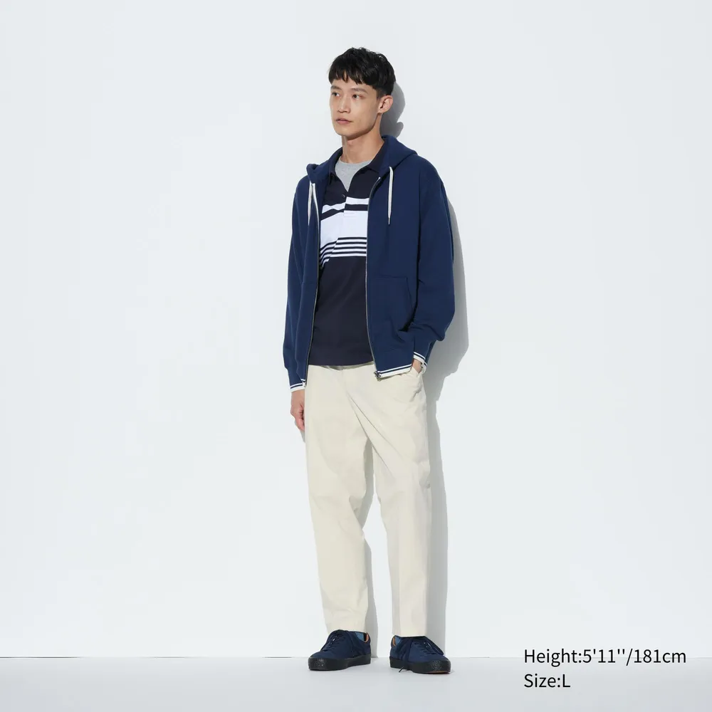 Smart Ankle Pants (2-Way Stretch, Cotton)