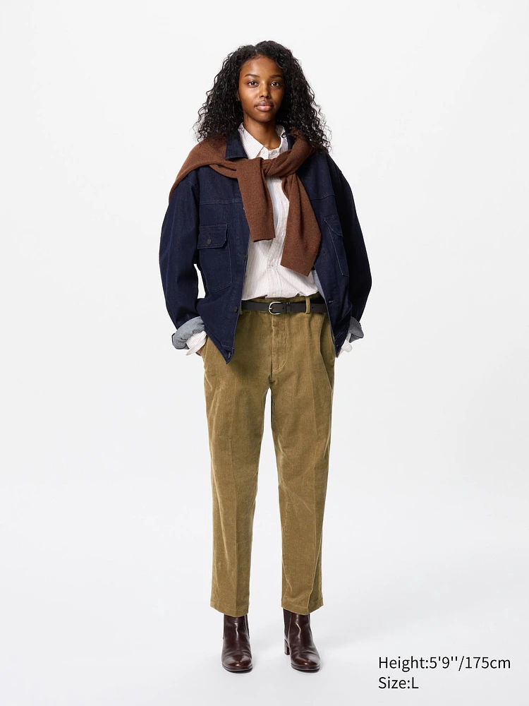 Smart Ankle Pants | Corduroy