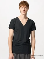 AIRism Anti-Odor Mesh T-Shirt | V-Neck