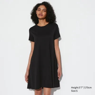 AIRism Cotton Short-Sleeve Mini Dress