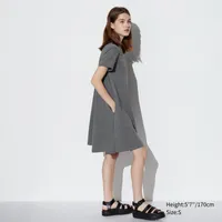 AIRism Cotton Short-Sleeve Mini Dress