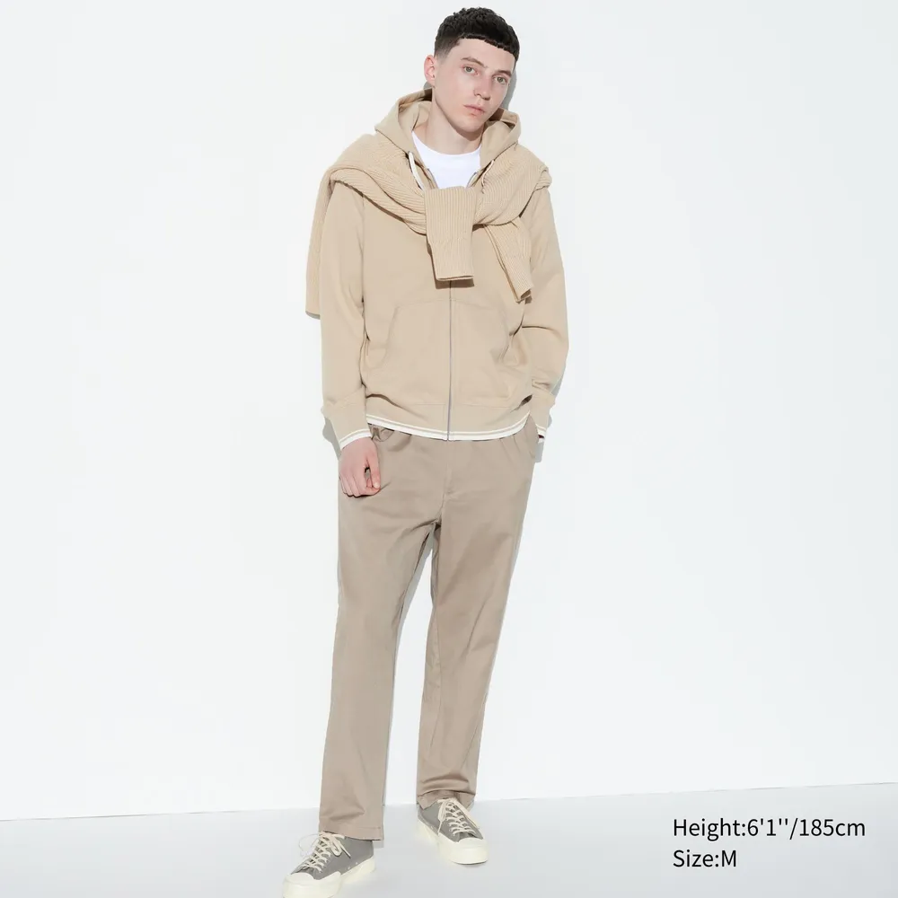 UNIQLO Cotton Relaxed Ankle Pants