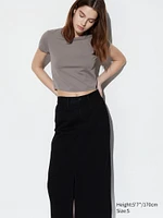 Ultra Stretch AIRism Cropped T-Shirt