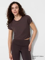 Ultra Stretch AIRism Cropped T-Shirt