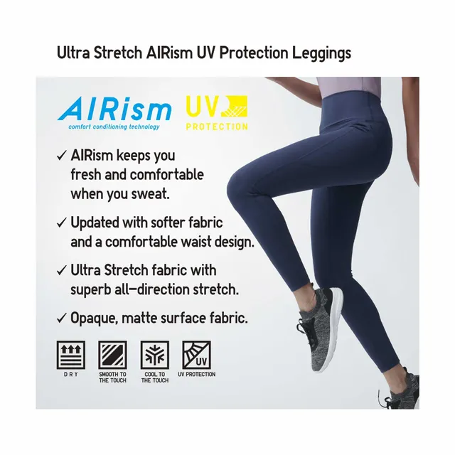 Check styling ideas for「AIRism UV Protection Pocketed Soft Leggings」