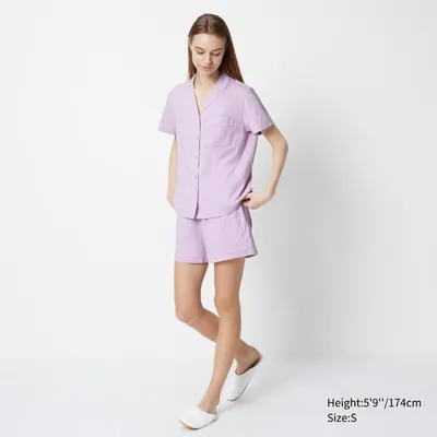 AIRism Cotton Short-Sleeve Pajamas