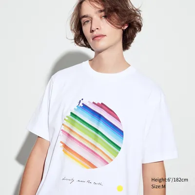 PEACE FOR ALL Short-Sleeve Graphic T-Shirt (Emmanuelle Moureaux)