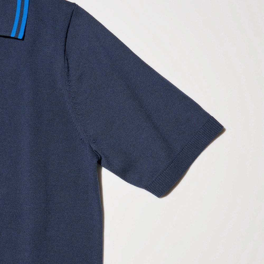 Polo Short-Sleeve Sweater