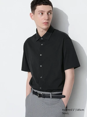 AIRism Cotton Full Open Polo Shirt