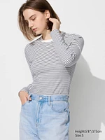 Soft Ribbed T-Shirt | Long Sleeve Striped