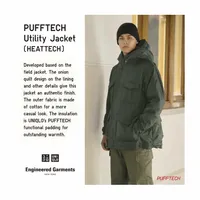 Shop looks for「PUFFTECH Utility Jacket (HEATTECH, Relaxed Fit)、Utility Work  Pants」