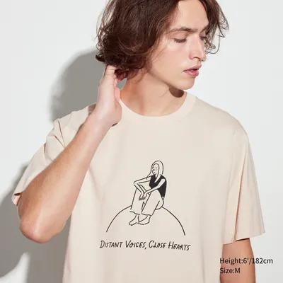 PEACE FOR ALL Short-Sleeve Graphic T-Shirt (Yu Nagaba)